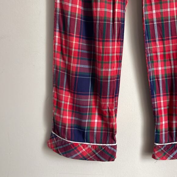 Victoria’s Secret plaid long sleeve plaid pajama pant set sz M - Picture 8 of 10